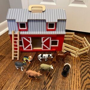 Melissa & Doug Red Barn Playset with Animals